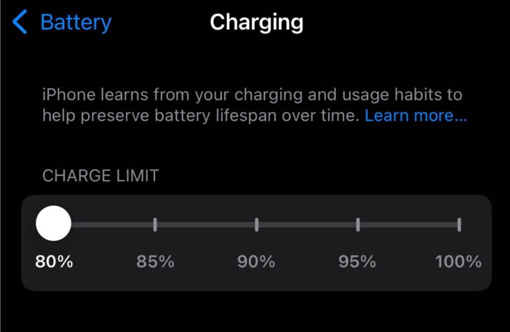 iPhone battery life